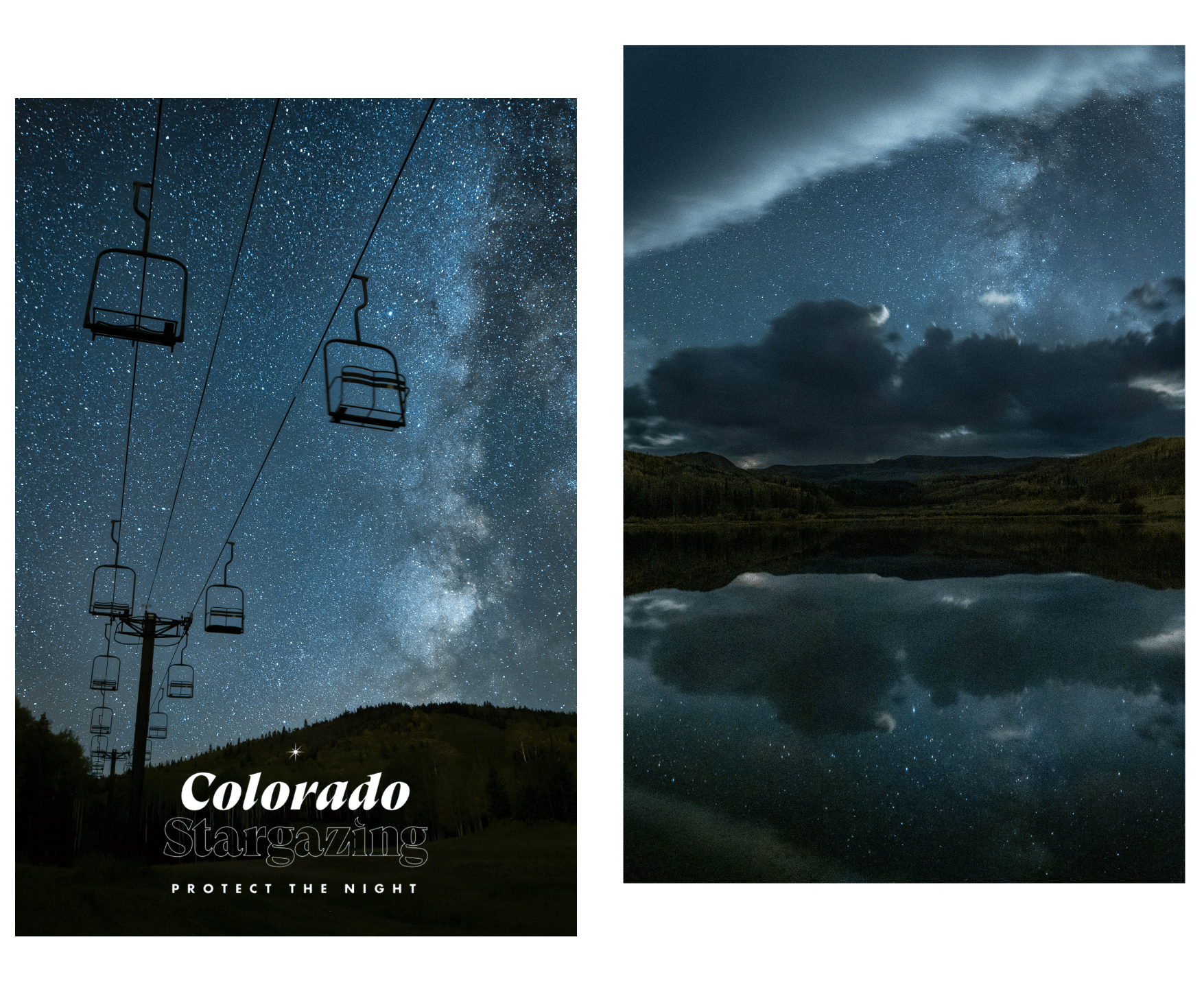 Dark Sky Colorado Campaign Photography and Logo