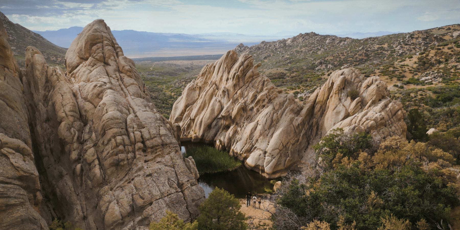 Beaver County Utah boulders and lake