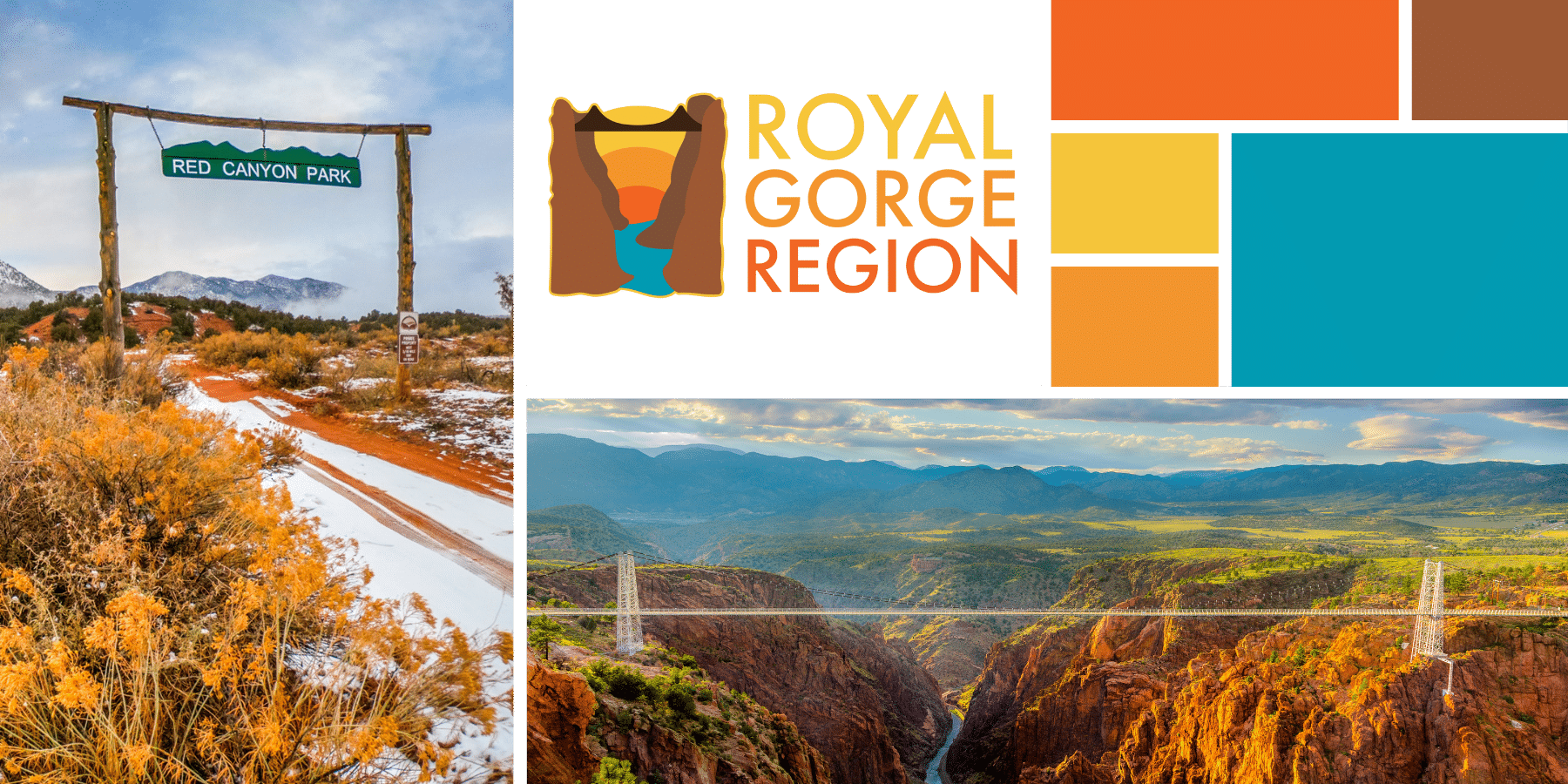 Royal Gorge Region Campaign Branding Inspiration, Logo, and Brand Colors